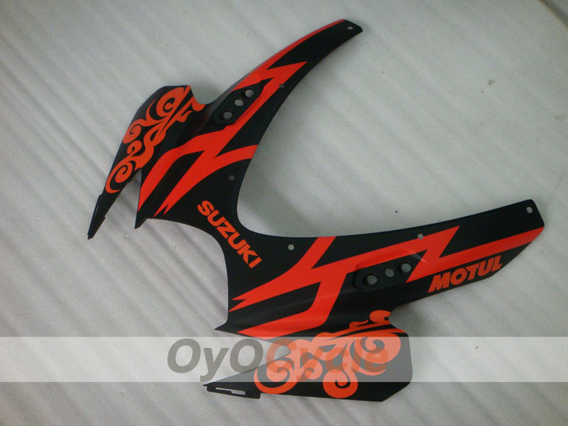Kit de carenado de inyección para GSX R750 06-07 - Naranja, Negro - Corona #OYO87901267