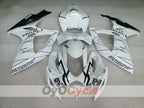 Carenado de inyección para GSX R600 06-07 - Blanco, Negro - Corona, MOTUL #OYO87901438