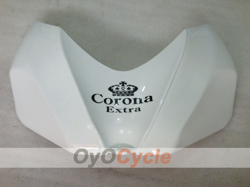 Carenado de inyección para GSX R600 06-07 - Blanco, Negro - Corona, MOTUL #OYO87901438