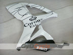 Carenado de inyección para GSX R600 06-07 - Blanco, Negro - Corona, MOTUL #OYO87901438