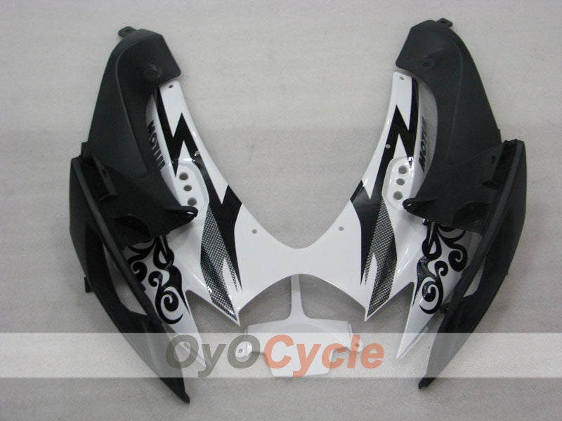Kit de carenado por inyección para GSX R600 06-07 - Blanco, Negro - Corona #OYO87901441