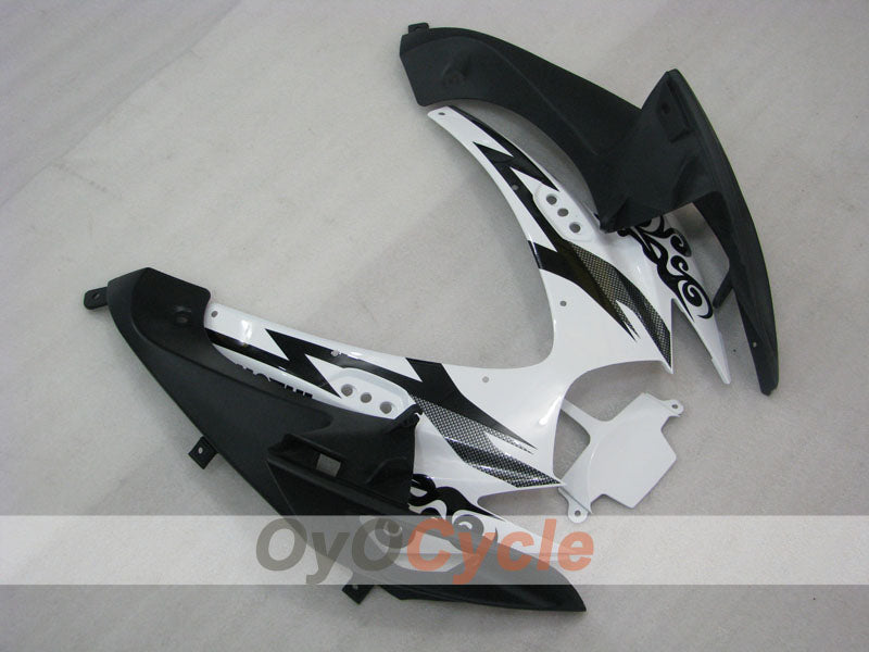 Kit de carenado por inyección para GSX R600 06-07 - Blanco, Negro - Corona #OYO87901441