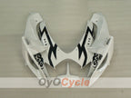 Kit de carenado por inyección para GSX R600 06-07 - Blanco, Negro - Corona #OYO87901443