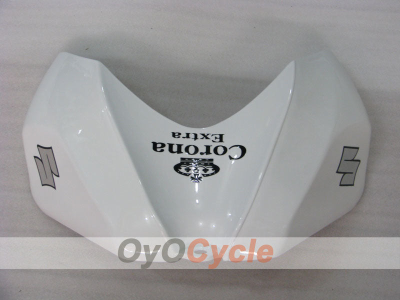 Kit de carenado por inyección para GSX R600 06-07 - Blanco, Negro - Corona #OYO87901446