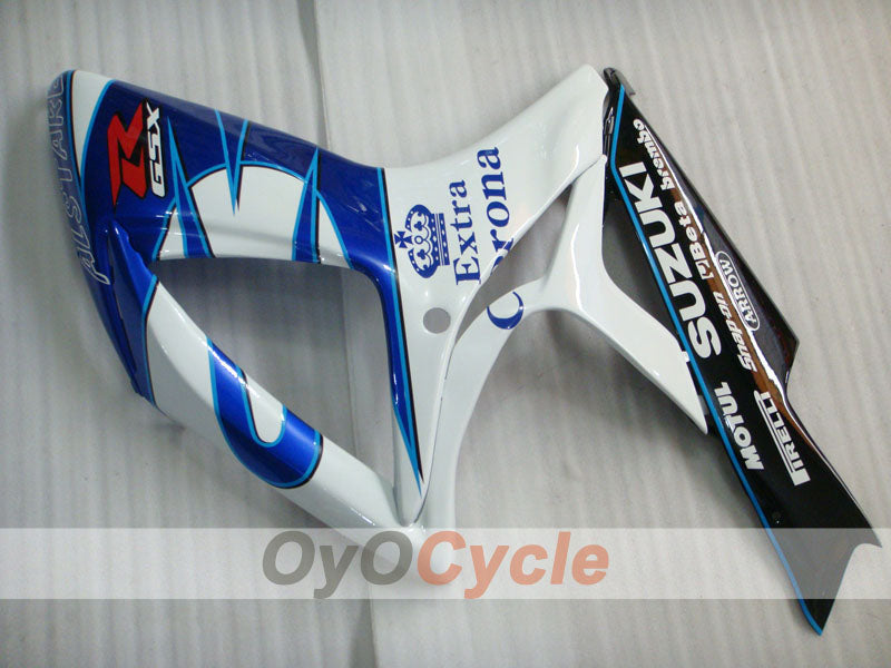 Carenado inyectado para GSX R750 06-07 - Azul, Blanco - Corona #OYO87901275