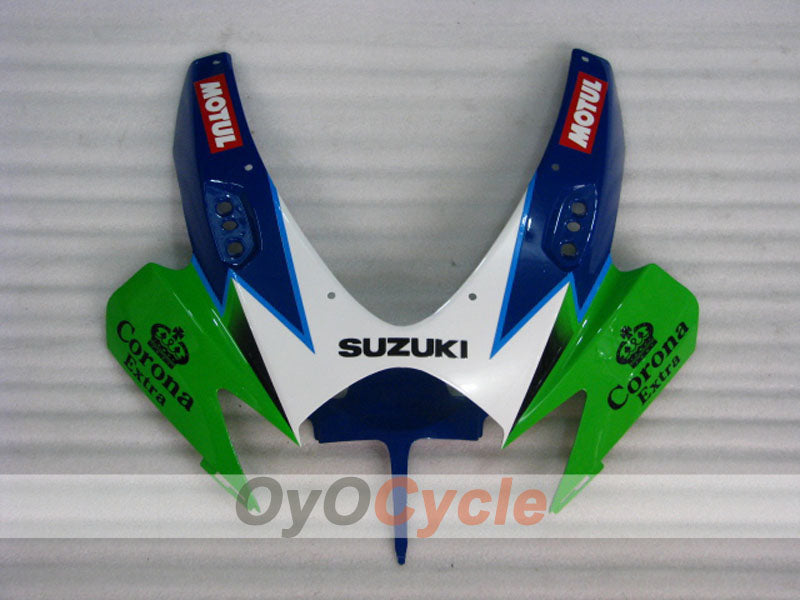 Kit de carenado por inyección para GSX R600 06-07 - Verde, Azul - Corona #OYO87901453