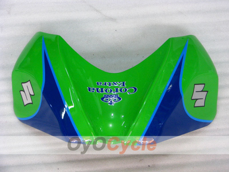 Kit de carenado por inyección para GSX R600 06-07 - Verde, Azul - Corona #OYO87901453