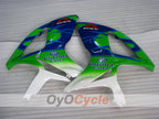 Kit de carenado por inyección para GSX R600 06-07 - Verde, Azul - Corona #OYO87901453