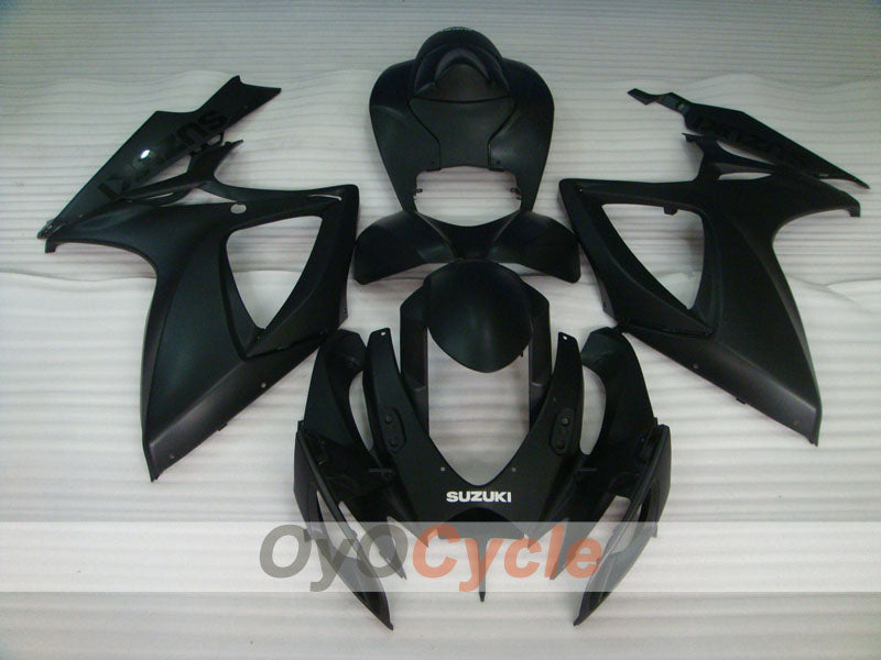 Kit de carenado por inyección para GSX R750 06-07 - Negro mate - Estilo de fábrica #OYO87901283