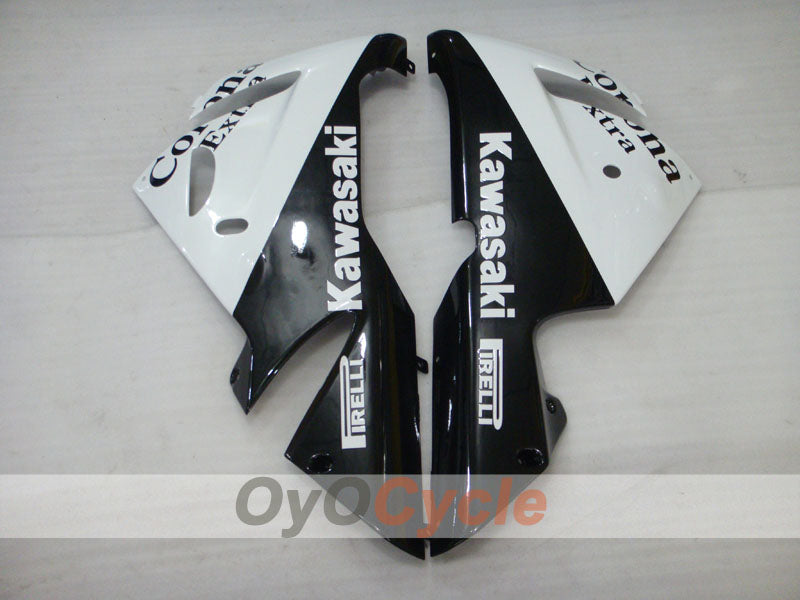 Kit de carenado por inyección para NINJA ZX-10R 04-05 - Blanco, Negro - Corona #OYO87901494
