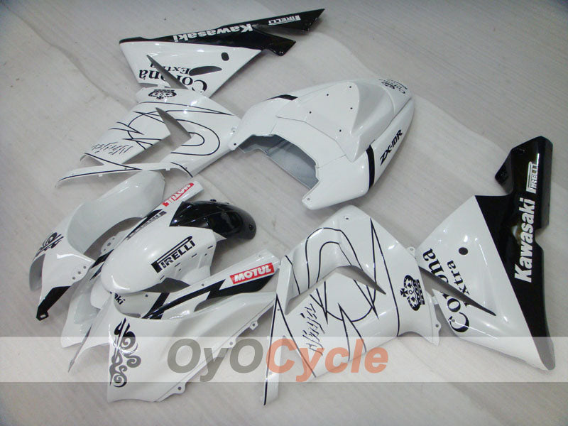 Kit de carenado por inyección para NINJA ZX-10R 04-05 - Blanco, Negro - Corona #OYO87901494 Imagen secundaria del producto
