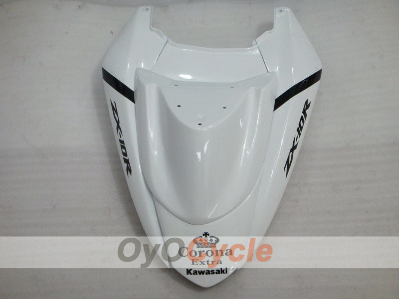 Kit de carenado por inyección para NINJA ZX-10R 04-05 - Blanco, Negro - Corona #OYO87901494