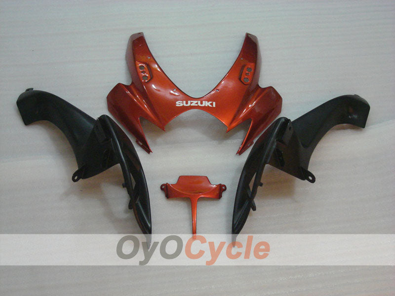 Kit de carenado por inyección para GSX R600 06-07 - Naranja, Negro - Llama #OYO87901497