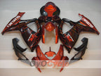 Kit de carenado por inyección para GSX R600 06-07 - Naranja, Negro - Llama #OYO87901497