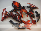 Kit de carenado por inyección para GSX R600 06-07 - Naranja, Negro - Llama #OYO87901497