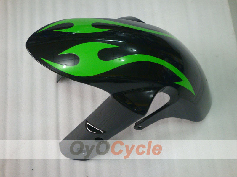 Kit de carenado por inyección para GSX R750 06-07 - Verde, Negro - Llama #OYO87901293