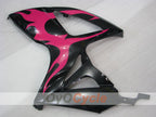 Kit de carenado por inyección para GSX R600 06-07 - Rojo, Negro - Llama #OYO87901503