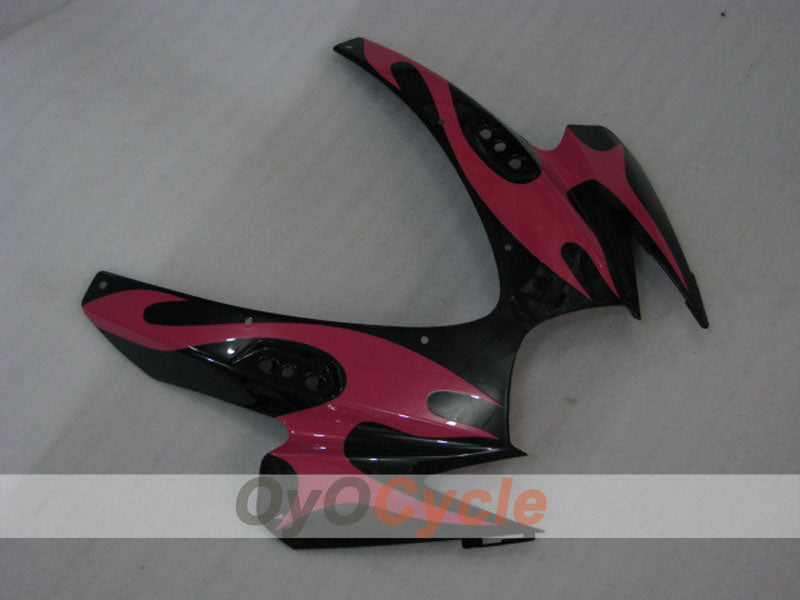 Kit de carenado por inyección para GSX R600 06-07 - Rojo, Negro - Llama #OYO87901503