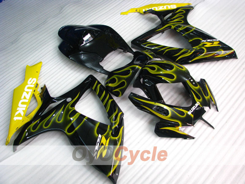 Carenado de inyección para GSX R750 06-07 - Amarillo, Negro - Llama #OYO87901299 Imagen principal del producto