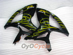 Kit de carenado por inyección para GSX R600 06-07 - Amarillo, Negro - Llama #OYO87901504