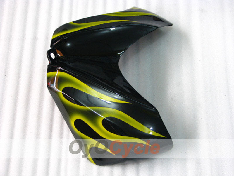 Kit de carenado por inyección para GSX R600 06-07 - Amarillo, Negro - Llama #OYO87901504