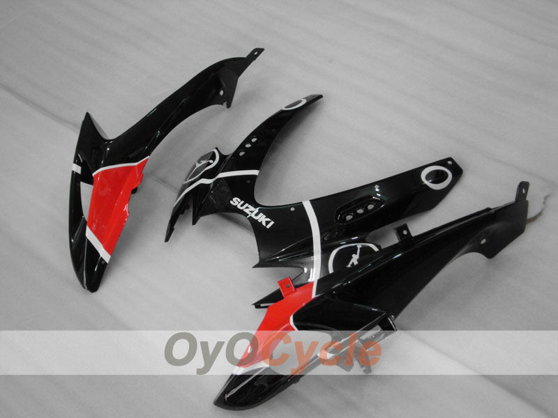 Kit de carenado por inyección para GSX R600 06-07 - Rojo, Negro - Jordan #OYO87901505