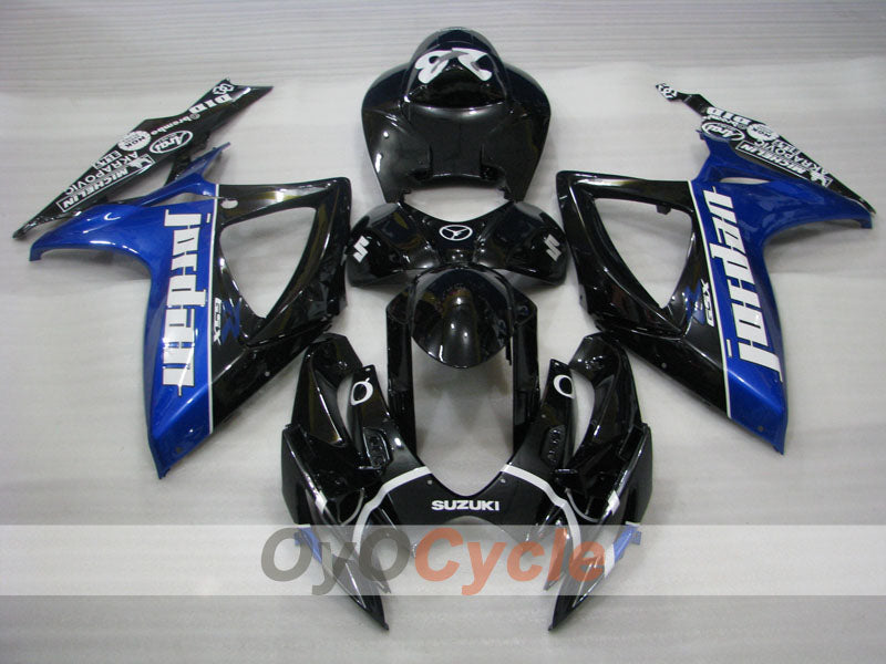 Carenado de inyección para GSX R750 06-07 - Azul, Negro - Jordan #OYO87901304 Imagen secundaria del producto