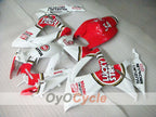 Kit de carenado por inyección para GSX R600 06-07 - Rojo, Blanco - Lucky Strike, MICHELIN, MOTUL #OYO87901513