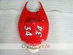 Kit de carenado de inyección para GSX R750 06-07 - Rojo, Blanco - Lucky Strike #OYO87901307