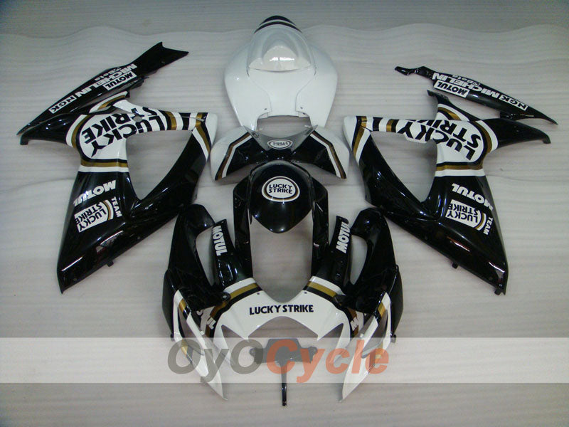 Kit de carenado por inyección para GSX R600 06-07 - Blanco, Negro - Lucky Strike, MICHELIN, MOTUL #OYO87901515 Imagen secundaria del producto