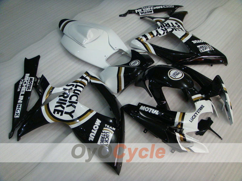 Kit de carenado de inyección para GSX R750 06-07 - Blanco, Negro - Lucky Strike #OYO87901308 Imagen principal del producto