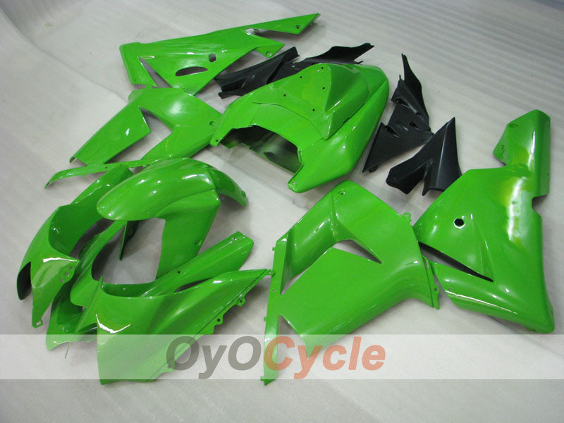 Kit de carenado inyectado para NINJA ZX-10R 04-05 - Verde, Negro - Estilo de fábrica #OYO87901516