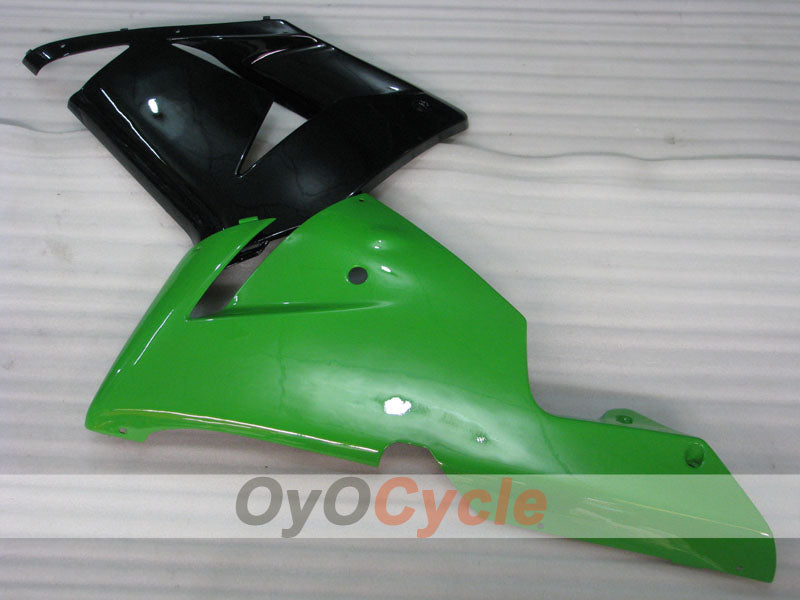 Kit de carenado por inyección para NINJA ZX-10R 04-05 - Verde, Negro - Estilo de fábrica #OYO87901518