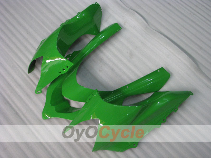 Kit de carenado por inyección para NINJA ZX-10R 04-05 - Verde, Negro - Estilo de fábrica #OYO87901518
