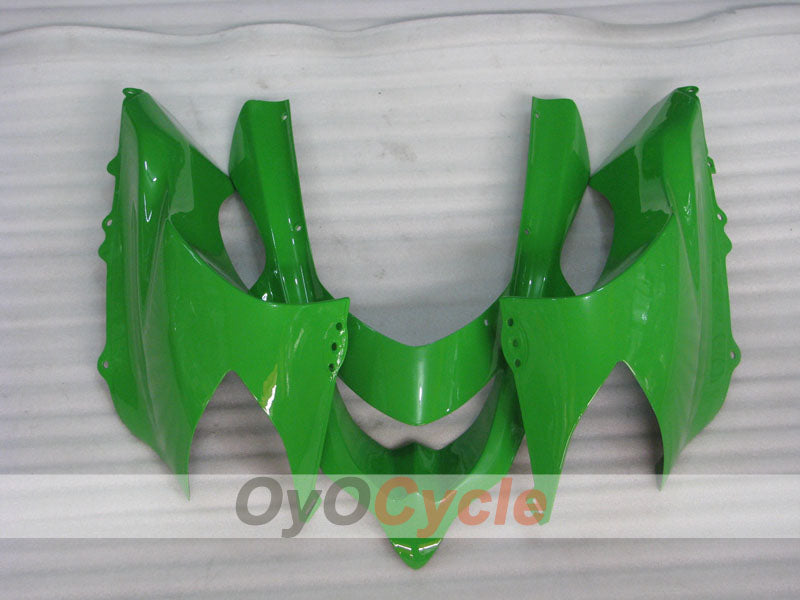 Kit de carenado por inyección para NINJA ZX-10R 04-05 - Verde, Negro - Estilo de fábrica #OYO87901518