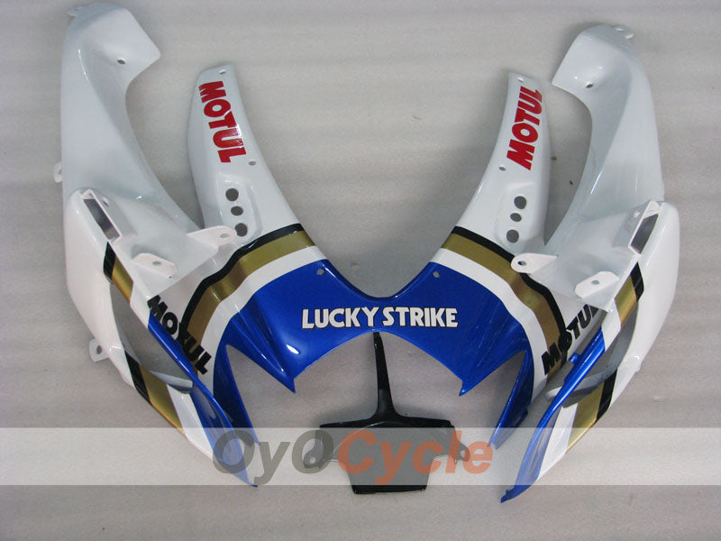 Carenado de inyección para GSX R600 06-07 - Azul, Blanco - Lucky Strike, MICHELIN, MOTUL #OYO87901519
