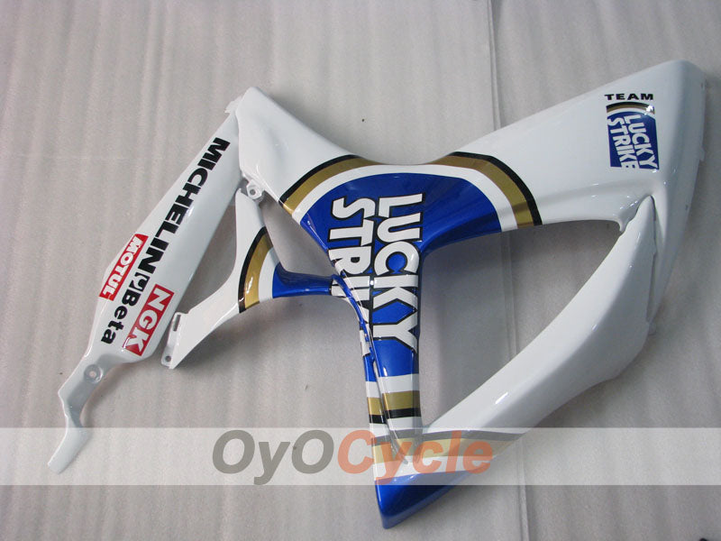 Carenado de inyección para GSX R600 06-07 - Azul, Blanco - Lucky Strike, MICHELIN, MOTUL #OYO87901519