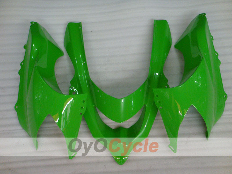Kit de carenado por inyección para NINJA ZX-10R 04-05 - Verde, Negro - Estilo de fábrica #OYO87901528