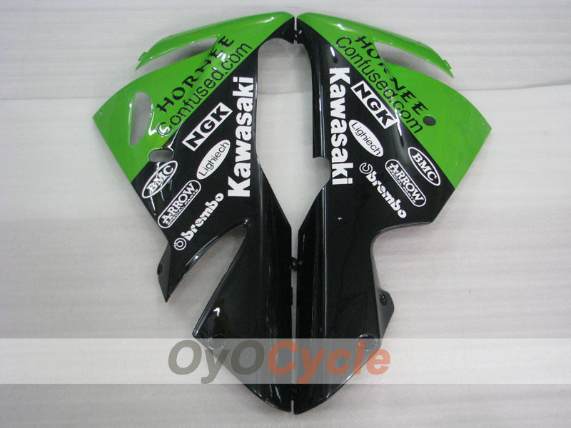 Kit de carenado por inyección para NINJA ZX-10R 04-05 - Verde, Negro - MAXXIS #OYO87901543