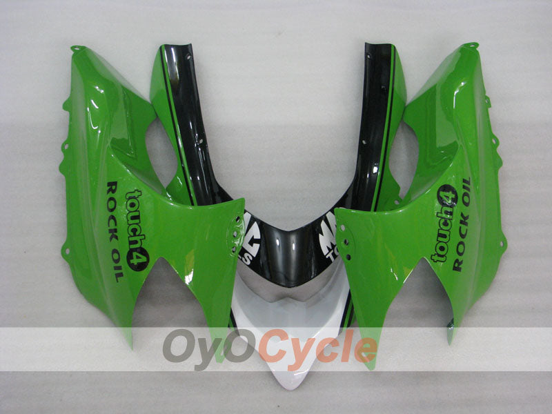 Kit de carenado por inyección para NINJA ZX-10R 04-05 - Verde, Negro - MAXXIS #OYO87901543