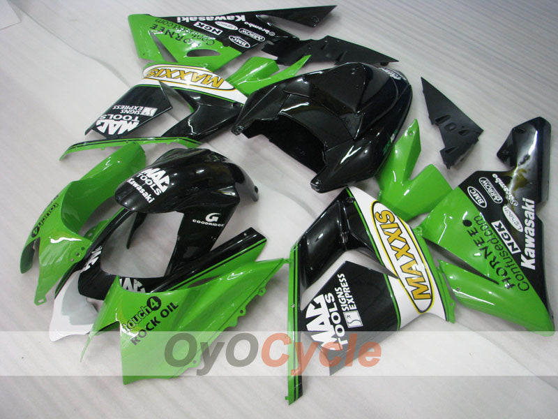 Kit de carenado por inyección para NINJA ZX-10R 04-05 - Verde, Negro - MAXXIS #OYO87901543