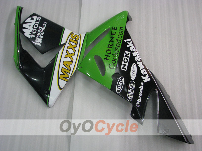 Kit de carenado por inyección para NINJA ZX-10R 04-05 - Verde, Negro - MAXXIS #OYO87901543