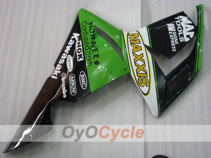 Kit de carenado por inyección para NINJA ZX-10R 04-05 - Verde, Negro - MAXXIS #OYO87901543