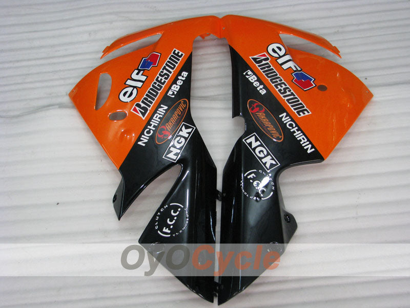 Kit de carenado por inyección para NINJA ZX-10R 04-05 - Naranja, Negro - Monster #OYO87901546