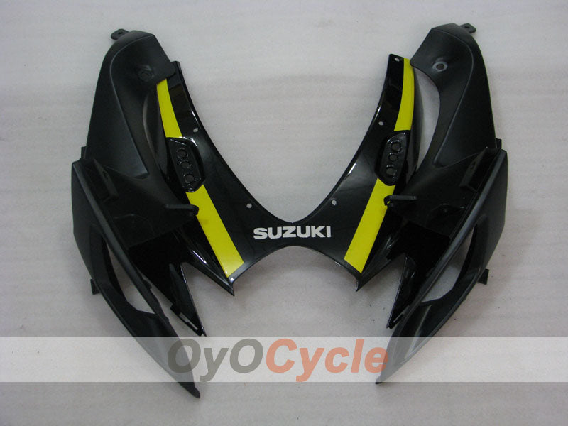 Kit de carenado por inyección para GSX R600 06-07 - Amarillo, Negro - Estilo de fábrica #OYO87901556