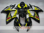 Kit de carenado por inyección para GSX R600 06-07 - Amarillo, Negro - Estilo de fábrica #OYO87901556