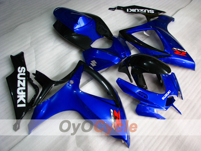 Kit de carenado por inyección para GSX R600 06-07 - Azul, Negro - Estilo de fábrica #OYO87901558 Imagen principal del producto