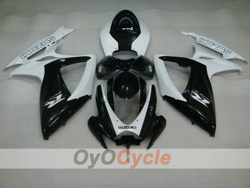 Kit de carenado por inyección para GSX R600 06-07 - Blanco, Negro - Estilo de fábrica #OYO87901570 Imagen secundaria del producto