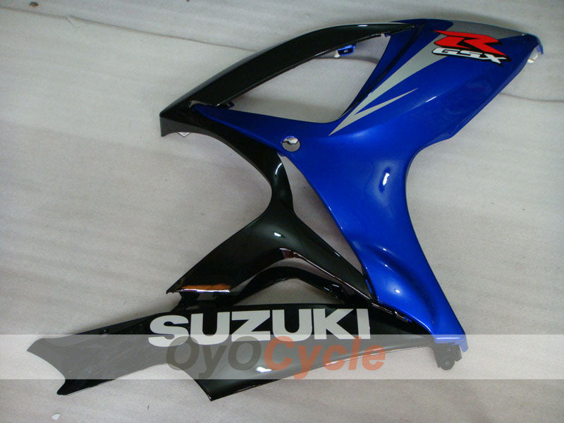 Kit de carenado por inyección para GSX R600 06-07 - Azul, Negro - Estilo de fábrica #OYO87901572