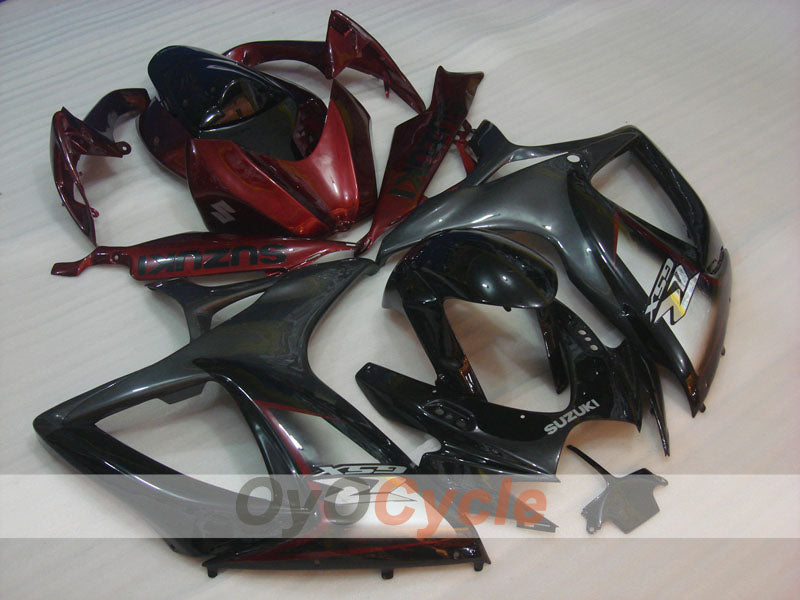 Carenado de inyección para GSX R600 06-07 - Rojo, Negro - Estilo de fábrica #OYO87901575 Imagen principal del producto
